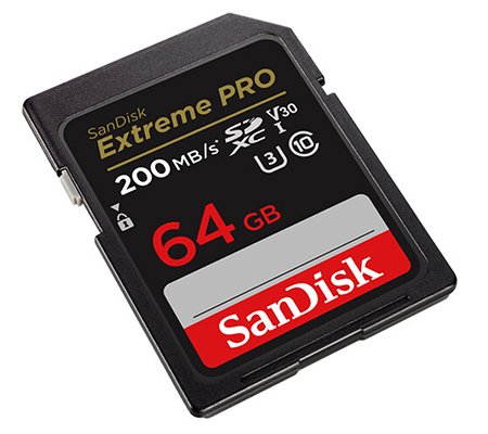 SanDisk Extreme Pro SDXC 64GB UHS-I 200MB/s
