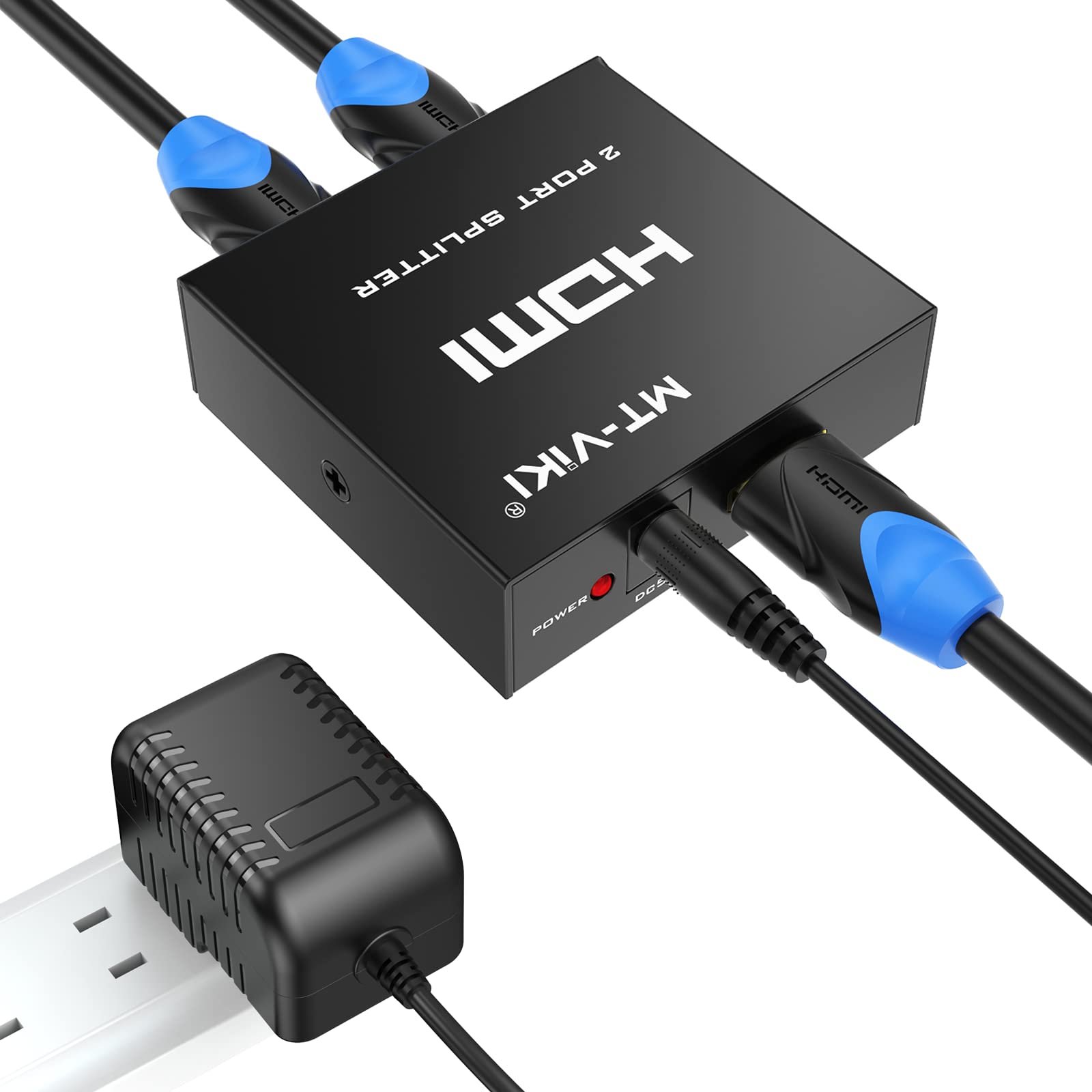 Splitter HDMI 1 in 2 Out 4K Powered